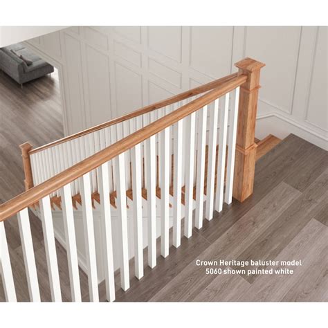 Crown Heritage 42-in x 1.25-in Craftsman Unfinished Red oak Square top ...