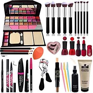 FIT COLOUR Face makeup combo Kit Set tya 6155 (Set of 15) : Amazon.in ...