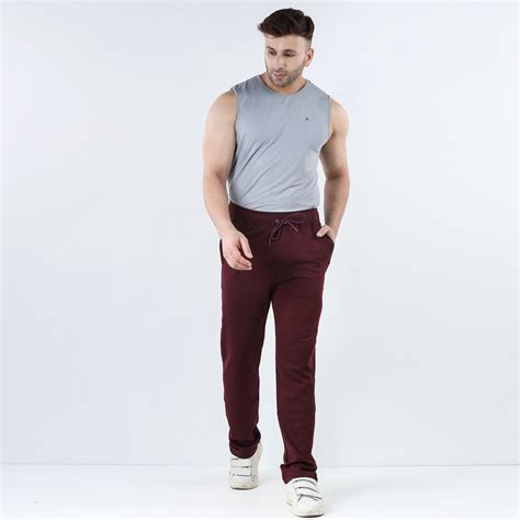 Maroon Everyday Regular Fit Joggers – Deer Club