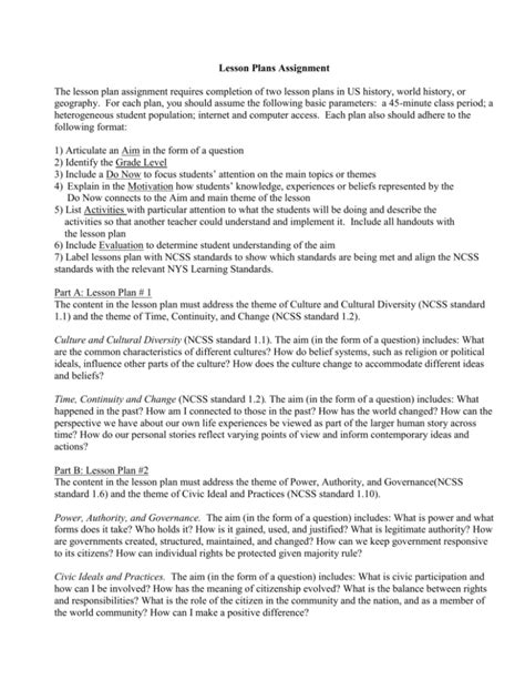 Assignment Lesson Plan 的图像结果