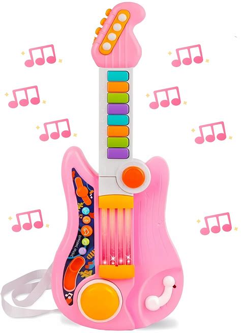 Amazon.com: Kids Guitar, Perkidern Kids Electric Guitar Toy Toddler ...