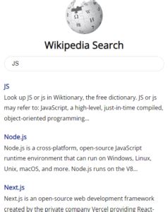 API Calling in React JS 的图像结果
