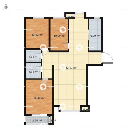 内蒙古省省呼和浩特市 龙谷华庭 0m²户型图 - 小区户型图 -躺平设计家