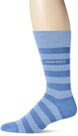 Buy HUGO BOSS Men's RS Design Dual Stripe Crew Sock, Blue, 7-13/Shoe ...