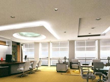 50平方公司办公室装修设计效果图_岚禾设计