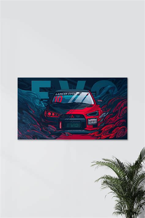 EVO | VECTOR STYLE CARS #01 | CAR POSTERS – Posterized