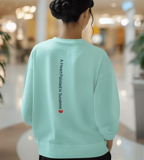 A Heart Painted in Sunshine| Unisex Sweatshirt| Echo Collection ...