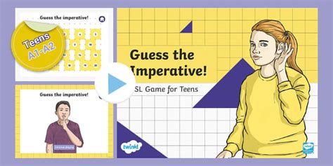 ESL Guess the Imperative Game