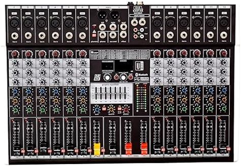 kh Professional Audio Mixer 12 Channels 3-Band EQ Audio Music Mixer ...