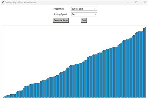 Image result for Sorting Algorithm Visualizer Using Tkinter