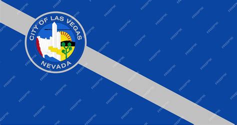 Premium Vector | Flag of las vegas city vector image