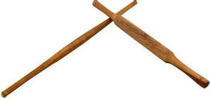 HAZEL Wooden Roti Roller Belan Combo Large -Gujarati, Brown, 2 Pc Set ...