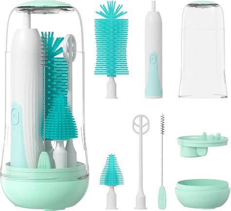 Electric Bottle Brush, Electric Baby Bottle Brush Set with Silicone ...