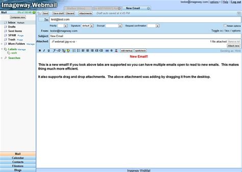 Web-Based Email 的图像结果