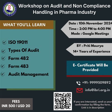 Audit and Non Compliance Handling in Pharma Industry , C-50, Sector 2 ...