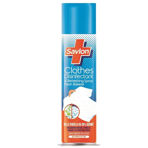 Savlon Clothes Disinfectant and Refreshing Spray 230 ml|Disinfect ...