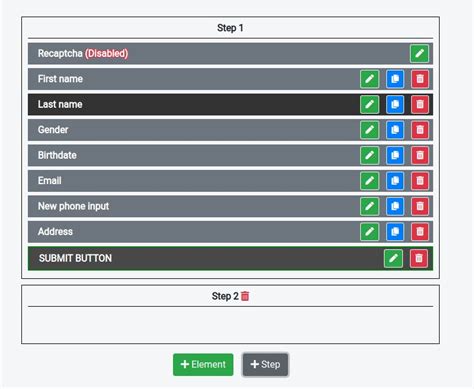 Image result for Example of Multi-Step Form
