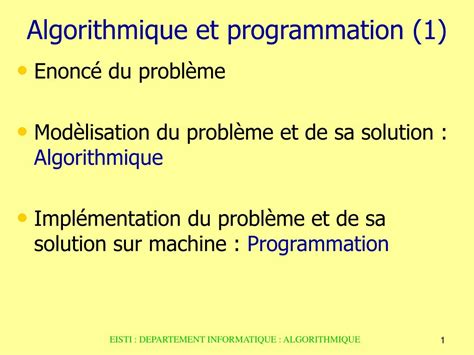 Algorithmique Et Programmation ENC 的图像结果