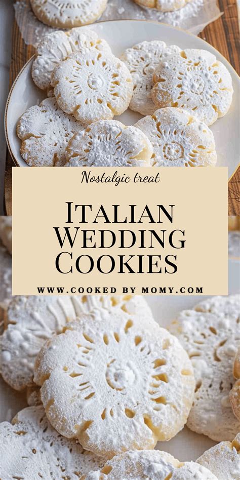 Italian Wedding Cookies Recipe | CookedByMomy