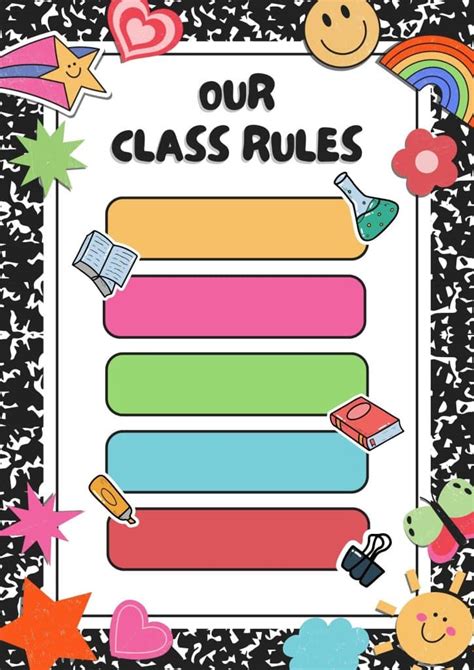 Image result for Classroom Rules Printable