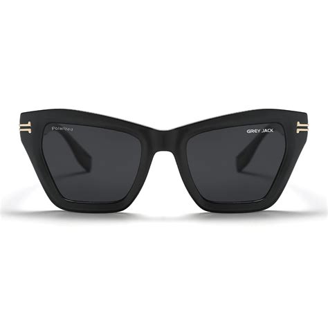 GREY JACK Cat Eye TR90 Frame Polarized Sunglasses for Women 3380 ...