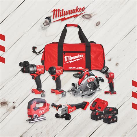Milwaukee M18 3 x 5.0Ah Power Tools Bundle - Paragon Competitions