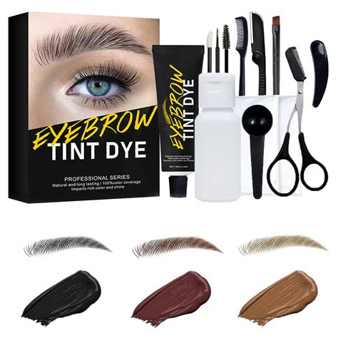 Buy Agthyuve Eyebrow Tint Kit Semi Permanent Eyebrow Dye Safe ...