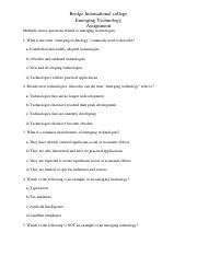 Image result for Emerging Technology Worksheet Question & Answer