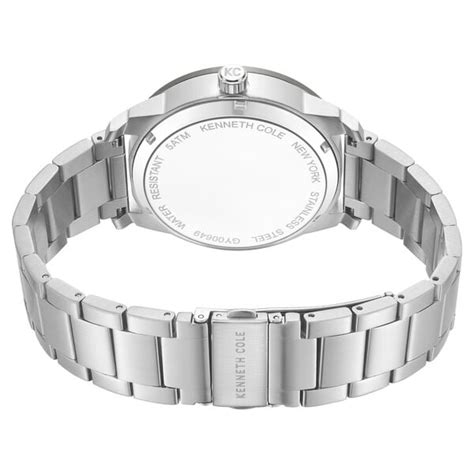 Kenneth Cole Automatic Blue Dial Silver Colour Stainless Steel Strap M ...