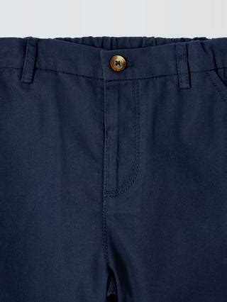 John Lewis Heirloom Collection Baby Straight Leg Chinos, Blue, 18-24 months