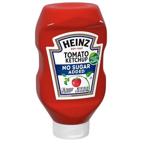 No Sugar Ketchup Nutrition Facts at Oscar Godson blog