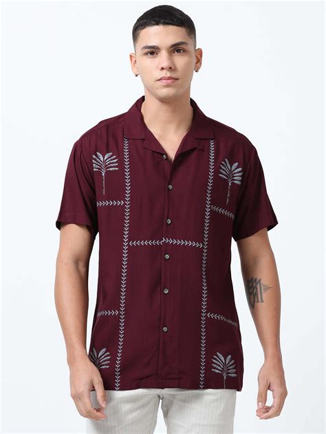 Shop Stylish Printed Cuban Collar Shirt for Men Online