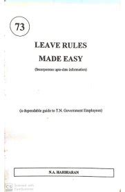 Routemybook - Buy Tamil Nadu Government Employees Leave Rules by N.A ...