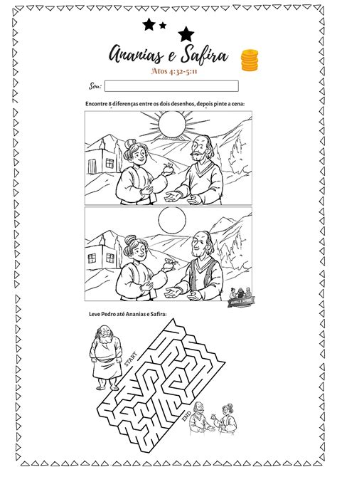 Acts 5 ananias and sapphira sunday school crossword puzzles – Artofit