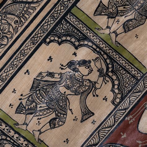 Mesmerizing and Intricate | Hand-painted Radha Krishna | Pattachitra ...