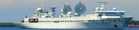 Chinese Spy Ship Yuan Wang 5 Mapping Seabed For Submarine Operations ...