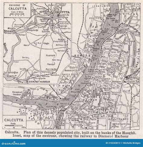 Calcutta City Map