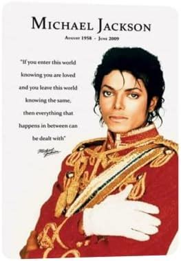 LADY HAWK Michael Jackson Poster Miniature Picture with magnetic ...