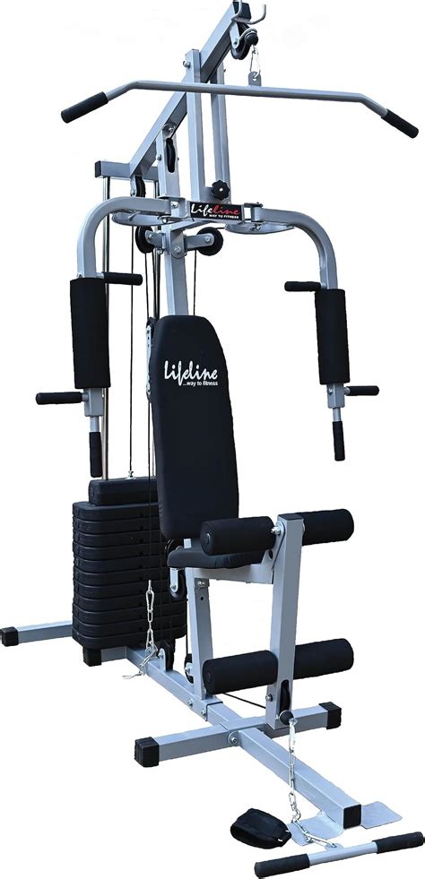 Lifeline Fitness Home Gym HG 600 (6 Station) with 3 weight Stacks ...