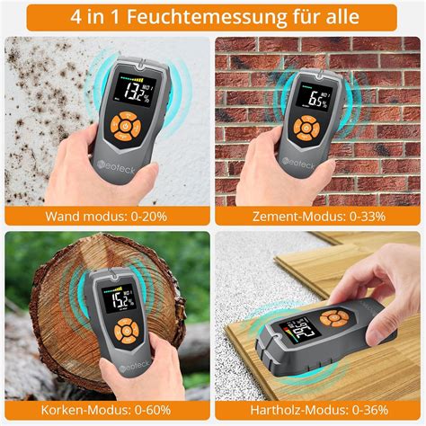 Neoteck Moisture Meter Wall Moisture Meter Masonry Moisture Meter for