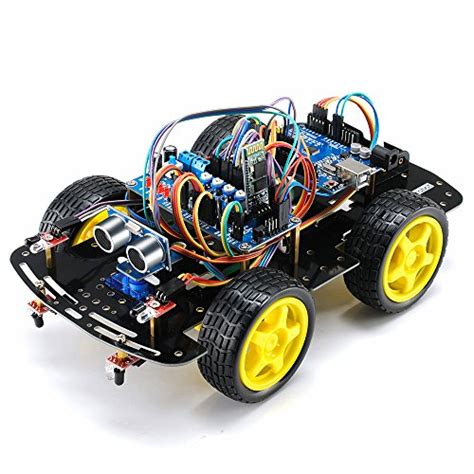 Buy Turobot UNO Programmable Smart Robot Car Kit Set with Four-wheel ...
