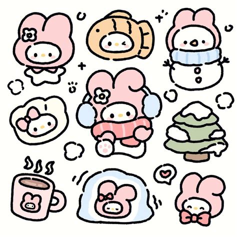 🎀🫶🏻 | Cute easy doodles, Cute doodles drawings, Cute stickers