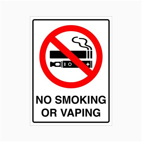 No Smoking or Vaping Sign | GET SIGNS Australia – Get signs