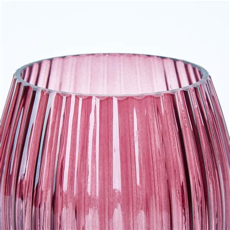 Buy Brian Adora Glass Ribbed T-Light Holder from Home Centre at just ...
