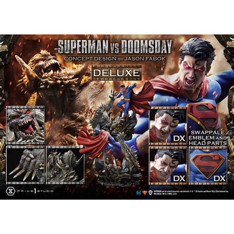 Superman Vs Doomsday 1/3 (Bonus Version) Statue by Prime 1 Studios ...