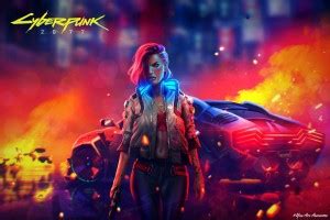YAA - Cyberpunk Game Poster (18inchx12inch) Photographic Paper - Pop ...