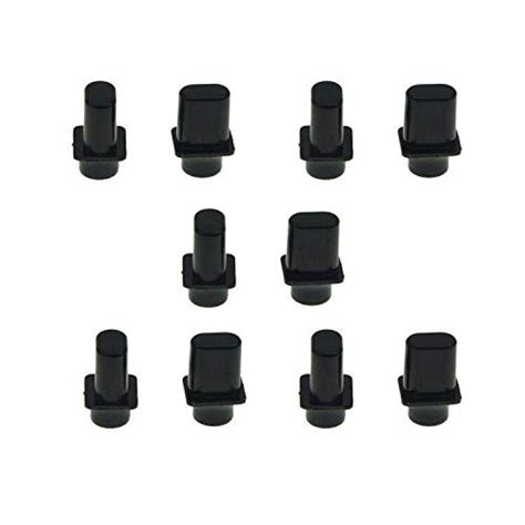 KAISH Pack of 10 Black Vintage Top Hat Switch Tip 3 Way or 4 Way Pickup ...
