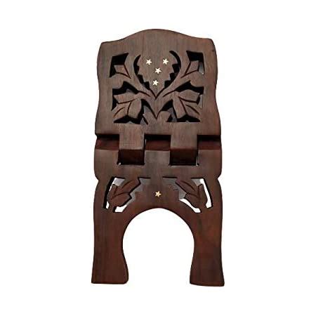 Online Quality Store Holy Book Stand + Aasan Combo (Brown,Size = 2X2 ...
