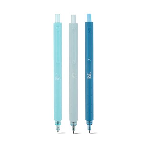 Rocket Marine Gel Pen - Pack of 3-Black Ink- SCOOBOO – SCOOBOO