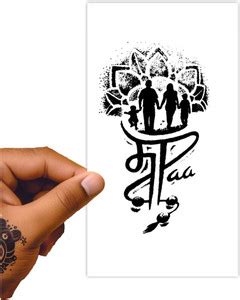 voorkoms Family Love MaaPaa love Tattoo Temporary Tattoo Stickers For ...